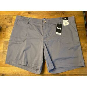 Lee 22M Midrise NWT Regular Fit Bermuda Short Grey Soft Comfort Waistband